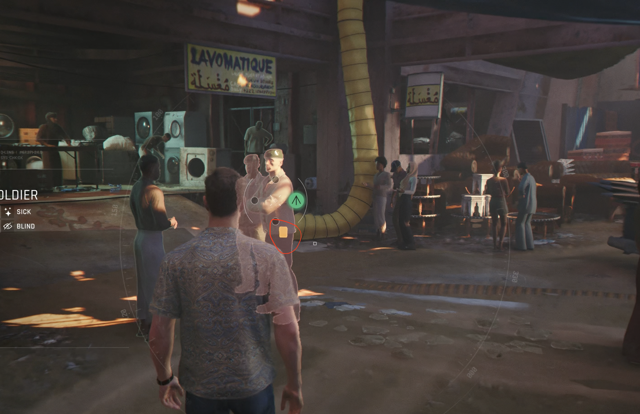Pickpocket using Q-Lens in 007 First Light